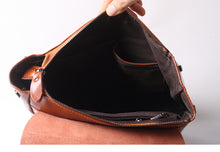 Load image into Gallery viewer, Brown Leather Backpack for Women Men
