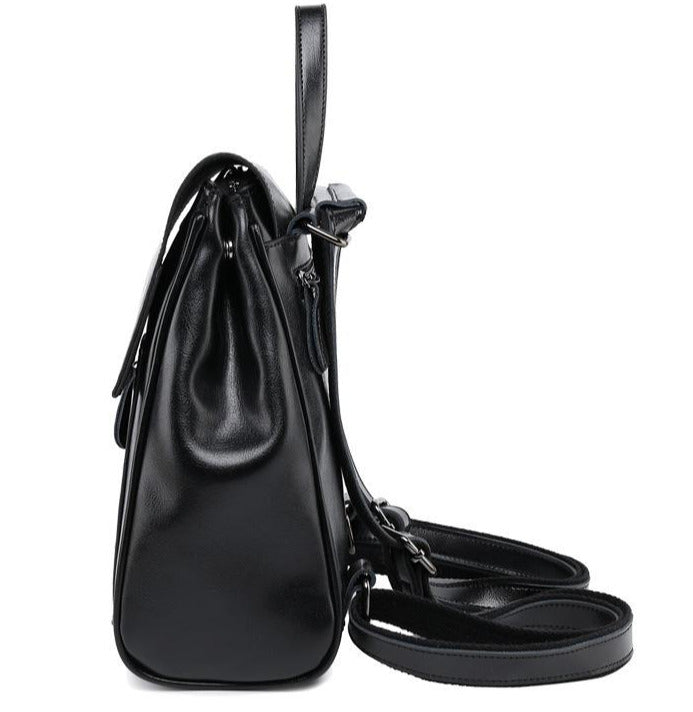 Coffee Handmade Leather Backpack