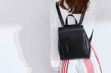 Load image into Gallery viewer, Coffee Handmade Leather Backpack
