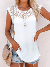 Load image into Gallery viewer, Classy White Plain Sleeveless Top
