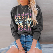Load image into Gallery viewer, Good Vibes Graphic Sweatshirt
