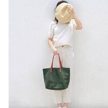 Load image into Gallery viewer, Full Grain Leather Women&#39;s Tote Bag
