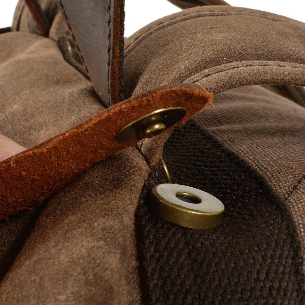 Canvas and Leather Backpack | OSLO