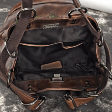 Load image into Gallery viewer, Boho Womens Genuine Leather Backpack Purse Small Shoulder Bag for Women
