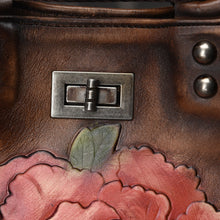 Load image into Gallery viewer, Boho Womens Genuine Leather Backpack Purse Small Shoulder Bag for Women
