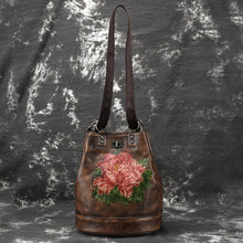 Load image into Gallery viewer, Boho Womens Genuine Leather Backpack Purse Small Shoulder Bag for Women
