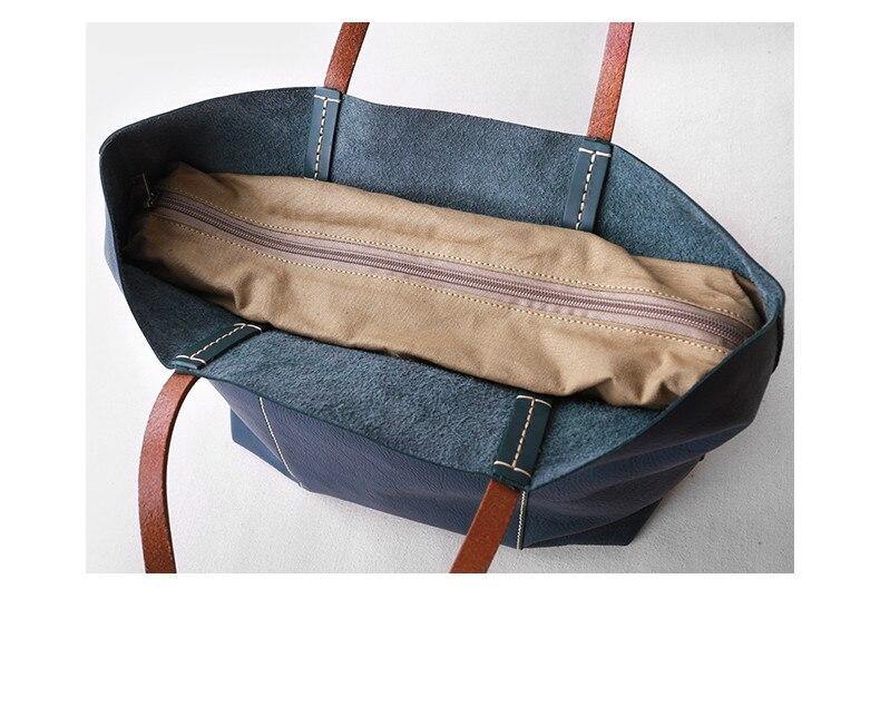 Full Grain Leather Women's Tote Bag