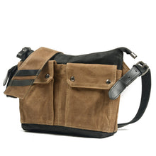 Load image into Gallery viewer, Canvas Crossbody Bag Messenger Bag
