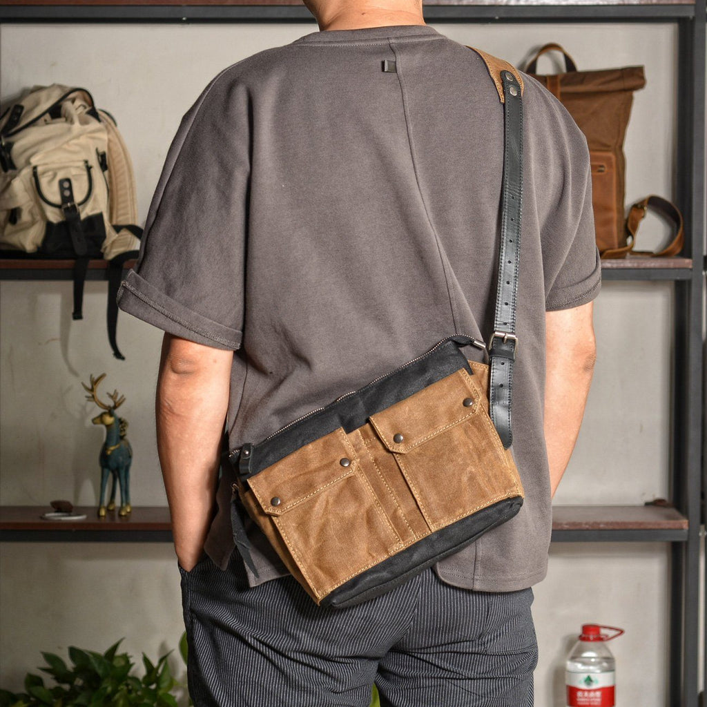 Canvas Crossbody Bag Messenger Bag