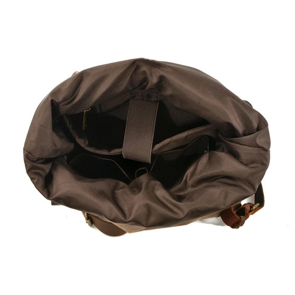 Canvas and Leather Backpack | OSLO