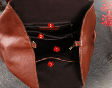 Load image into Gallery viewer, Stylish Ladies Genuine Leather Backpack Purse Rucksack Bag For Women
