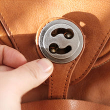 Load image into Gallery viewer, Cool Ladies Brown Leather Backpack Purse Small Rucksack For Women
