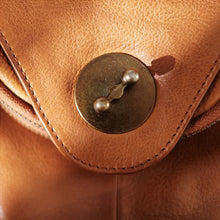 Load image into Gallery viewer, Cool Ladies Brown Leather Backpack Purse Small Rucksack For Women
