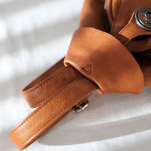 Load image into Gallery viewer, Cool Ladies Brown Leather Backpack Purse Small Rucksack For Women
