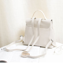 Load image into Gallery viewer, Cute Ladies Leather Flap Backpack Bag Purse Small Rucksack  for Women
