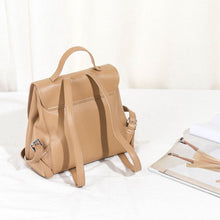 Load image into Gallery viewer, Cute Ladies Leather Flap Backpack Bag Purse Small Rucksack  for Women
