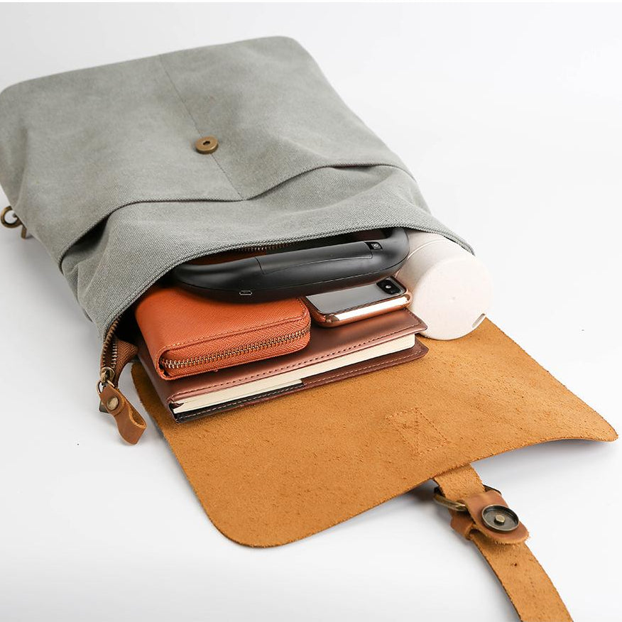 Cute Women's Canvas Backpack Rucksack School Bag