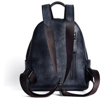 Load image into Gallery viewer, Cool Ladies Red Leather Backpack Purse Bag Rucksack for Women
