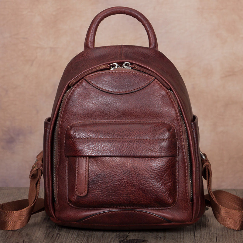 Designer Womens Mini Leather Backpack Bag Purse Cute Backpacks for Women