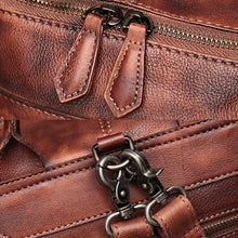 Load image into Gallery viewer, Trendy Womens Tan Leather Backpack Purse Designer Backpacks for Women
