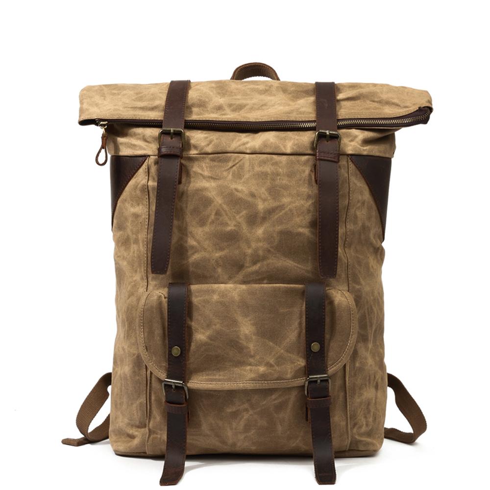 Vintage Roll Top Backpack
