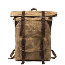 Load image into Gallery viewer, Vintage Roll Top Backpack
