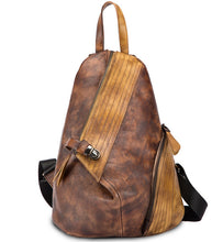 Load image into Gallery viewer, Fashion Leather Ladies Genunie Leather Backpack Purse Book Bags for Women
