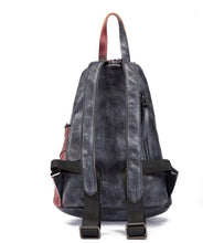 Load image into Gallery viewer, Fashion Leather Ladies Genunie Leather Backpack Purse Book Bags for Women

