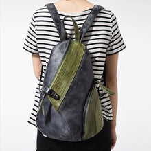 Load image into Gallery viewer, Fashion Leather Ladies Genunie Leather Backpack Purse Book Bags for Women
