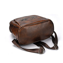 Load image into Gallery viewer, Elegant Womens Vintage Leather Backpack Bags Bookbag Purse for Women
