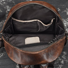 Load image into Gallery viewer, Elegant Womens Vintage Leather Backpack Bags Bookbag Purse for Women
