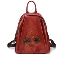 Load image into Gallery viewer, Elegant Womens Vintage Leather Backpack Bags Bookbag Purse for Women
