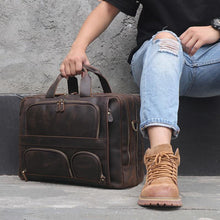 Load image into Gallery viewer, Phoenix Full Grain Leather Briefcase Bag
