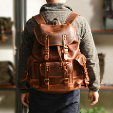 Load image into Gallery viewer, Baltimore  Leather Backpack for Men
