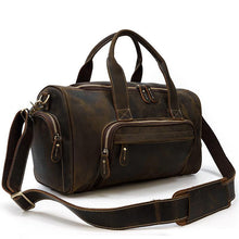 Load image into Gallery viewer, Dallas Full Grain Leather Travel Duffel Bag

