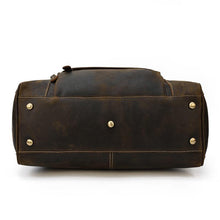 Load image into Gallery viewer, Dallas Full Grain Leather Travel Duffel Bag
