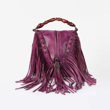 Load image into Gallery viewer, Womens Boho Leather Fringe Crossbody Handbags Small Purses Bags for Women
