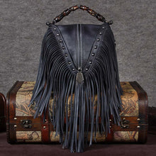 Load image into Gallery viewer, Womens Boho Leather Fringe Crossbody Handbags Small Purses Bags for Women
