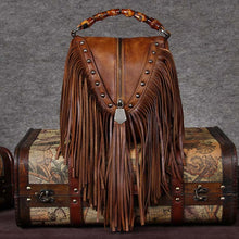 Load image into Gallery viewer, Womens Boho Leather Fringe Crossbody Handbags Small Purses Bags for Women
