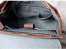 Load image into Gallery viewer, Handmade Classic Vintage Leather Backpack for Men
