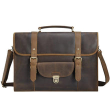 Load image into Gallery viewer, Memphis Leather Briefcase Bag
