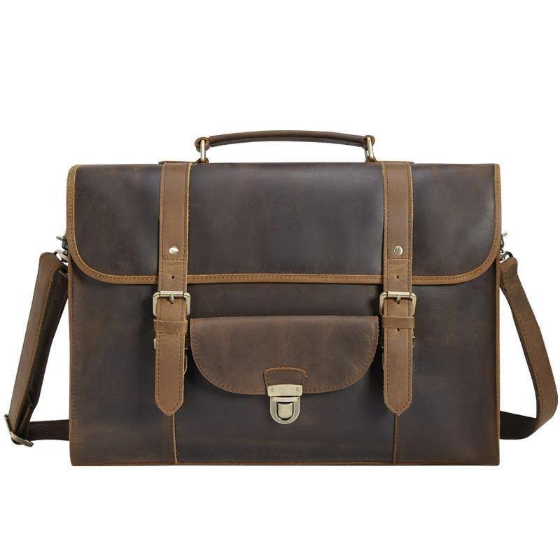 Memphis Leather Briefcase Bag