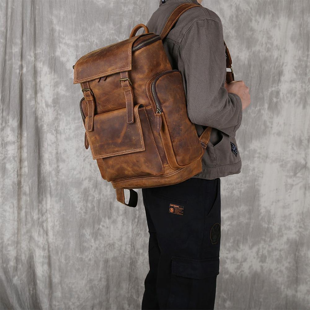 Orlando Full Grain Leather Rucksack