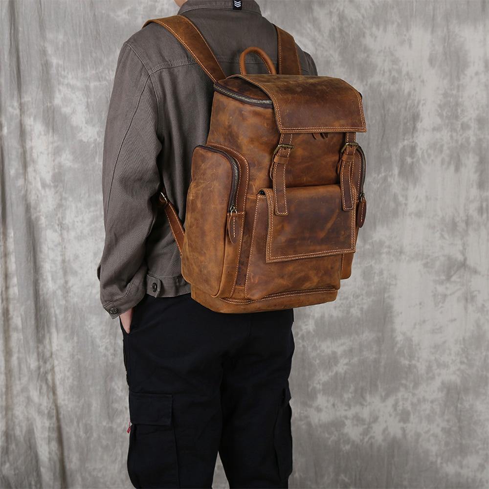 Orlando Full Grain Leather Rucksack
