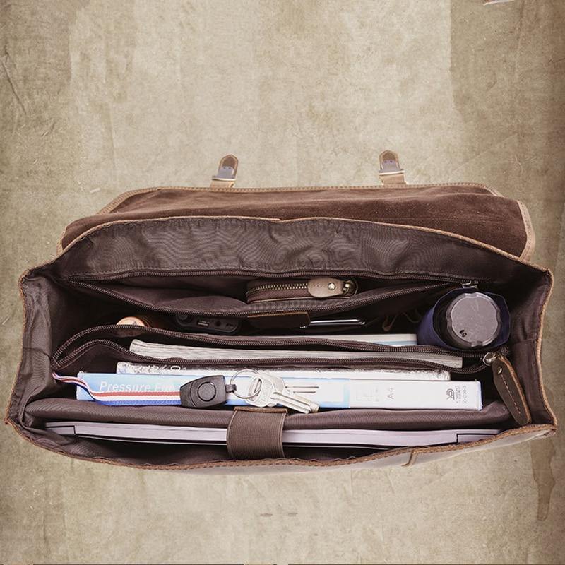 Memphis Leather Briefcase Bag