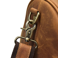 Load image into Gallery viewer, Full Grain Leather Weekender Travel Duffel Luggage Bag
