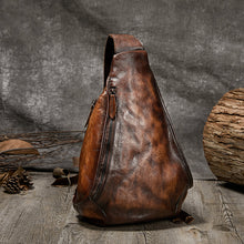 Load image into Gallery viewer, Handmade Ladies Genuine Leather Backpack Purse Small Rucksack Bag For Women
