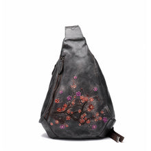Load image into Gallery viewer, Handmade Ladies Genuine Leather Backpack Purse Small Rucksack Bag For Women
