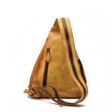 Load image into Gallery viewer, Handmade Ladies Genuine Leather Backpack Purse Small Rucksack Bag For Women
