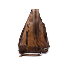 Load image into Gallery viewer, Handmade Ladies Genuine Leather Backpack Purse Small Rucksack Bag For Women
